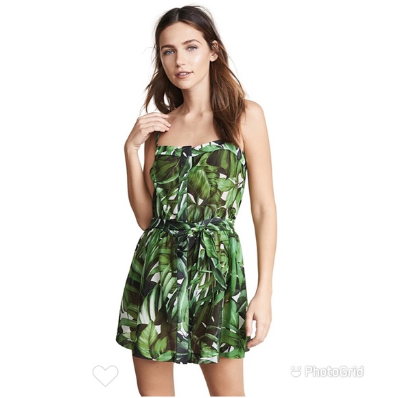 Milly: Voile Floral appliqué Swim cover-up - Picture 2 of 8